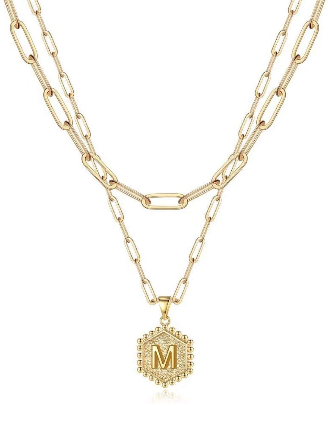 Beautiful Gold Layered Initial Necklaces (A-Z)