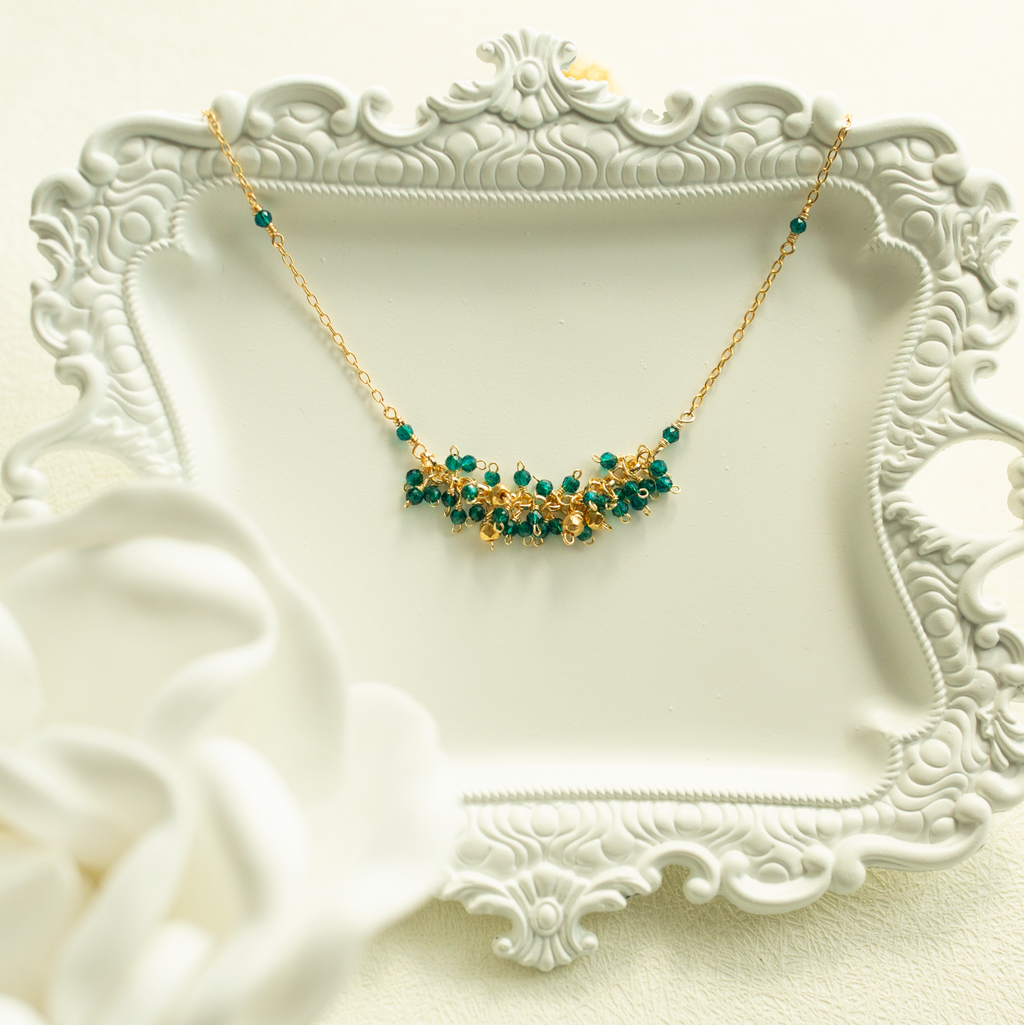 London Blue Quartz Reign Necklace