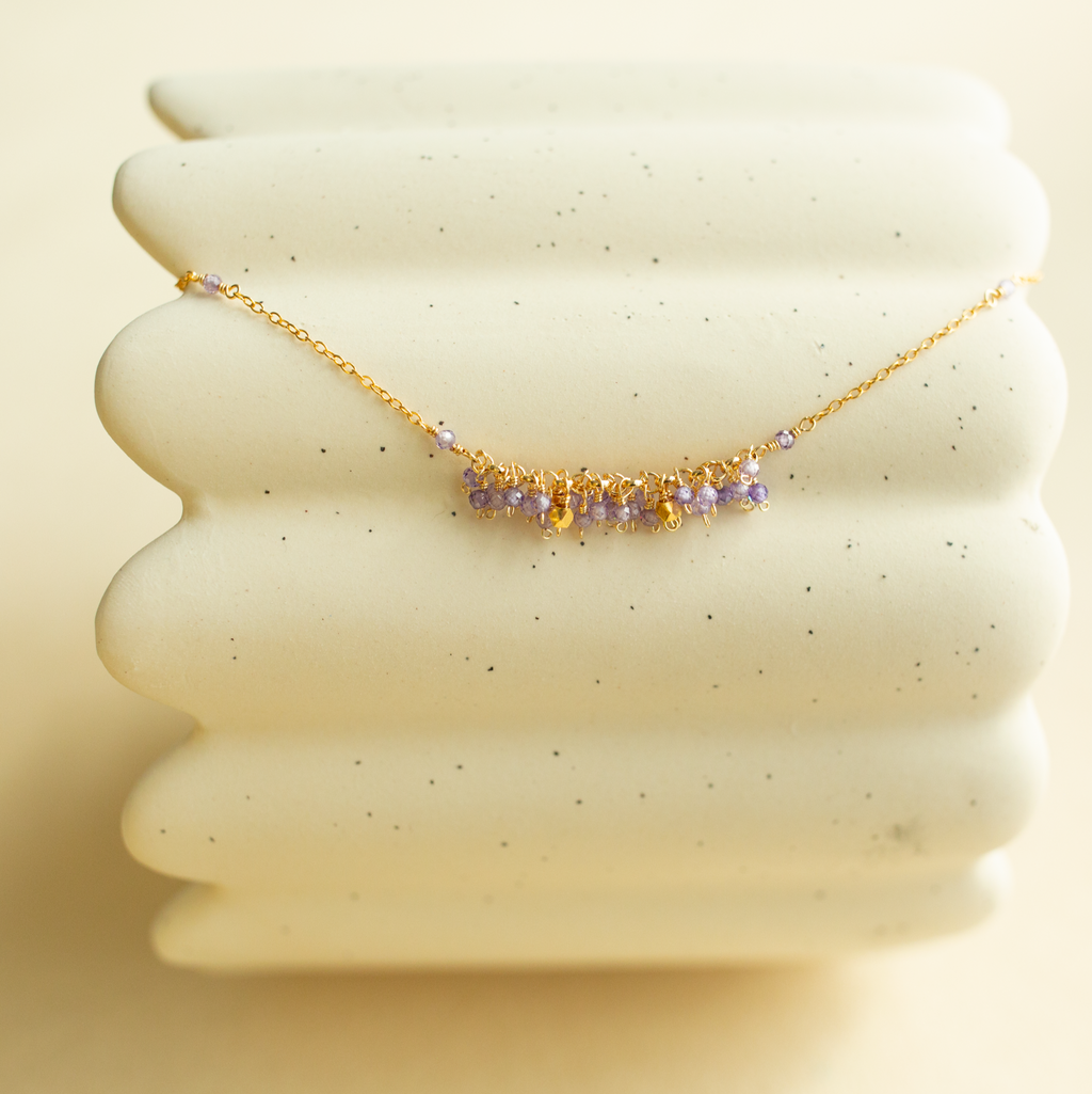 London Blue Quartz Reign Necklace