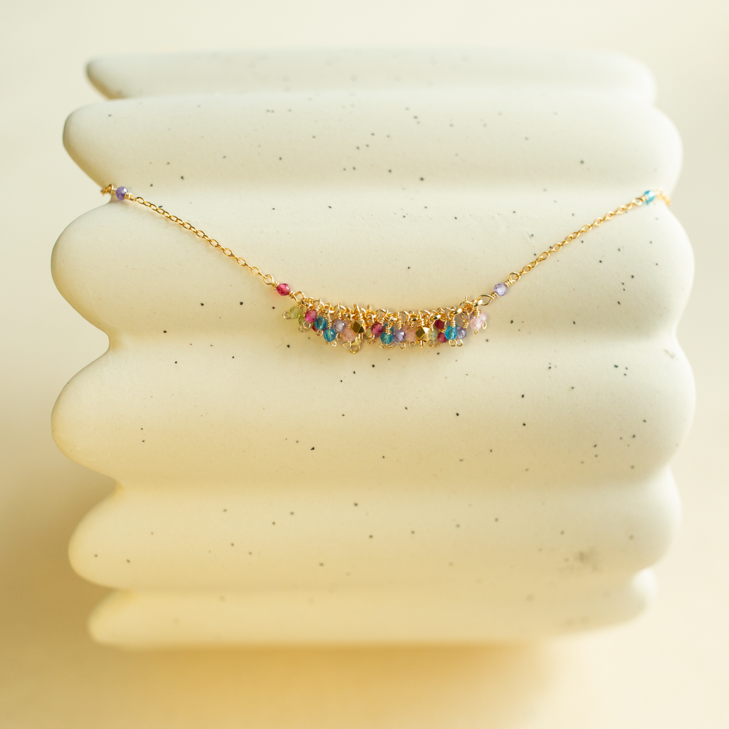 London Blue Quartz Reign Necklace