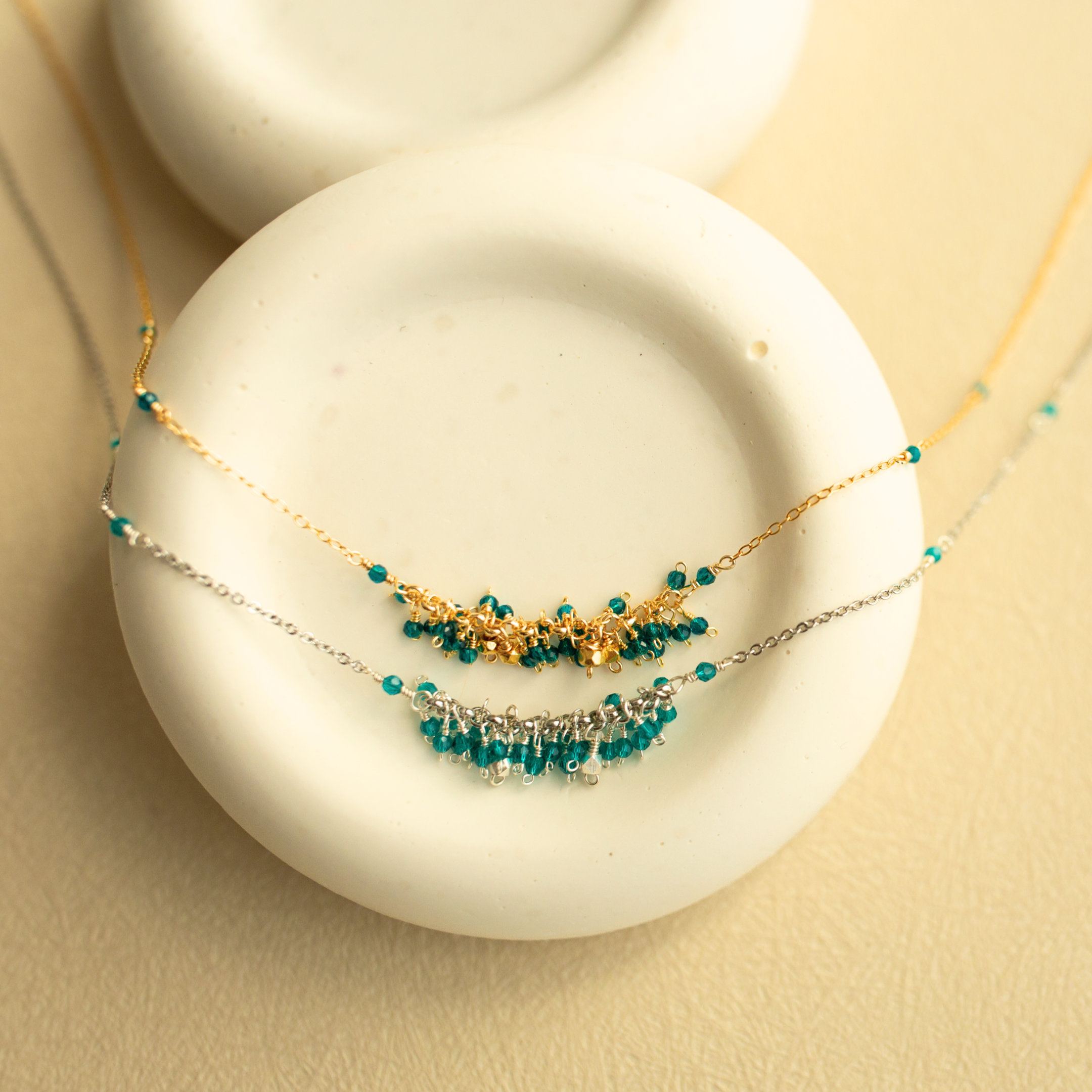 London Blue Quartz Reign Necklace