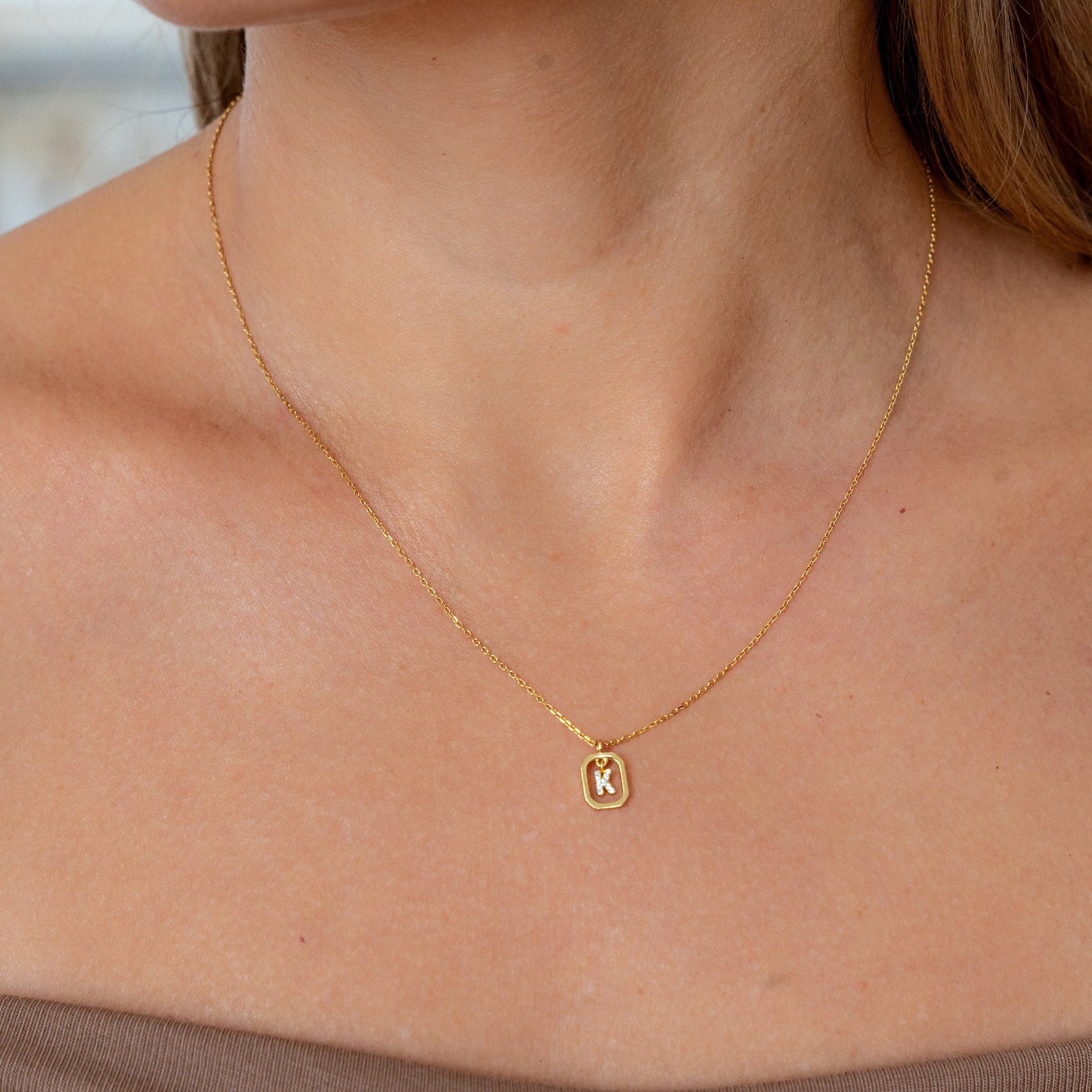 Addison Letter Necklace