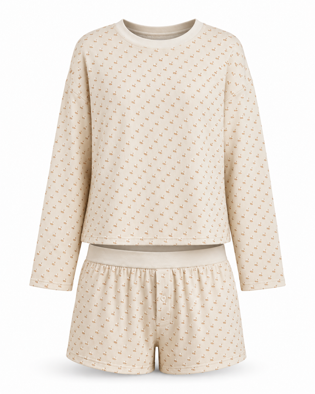Fawn Pajama Long Sleeve Top
