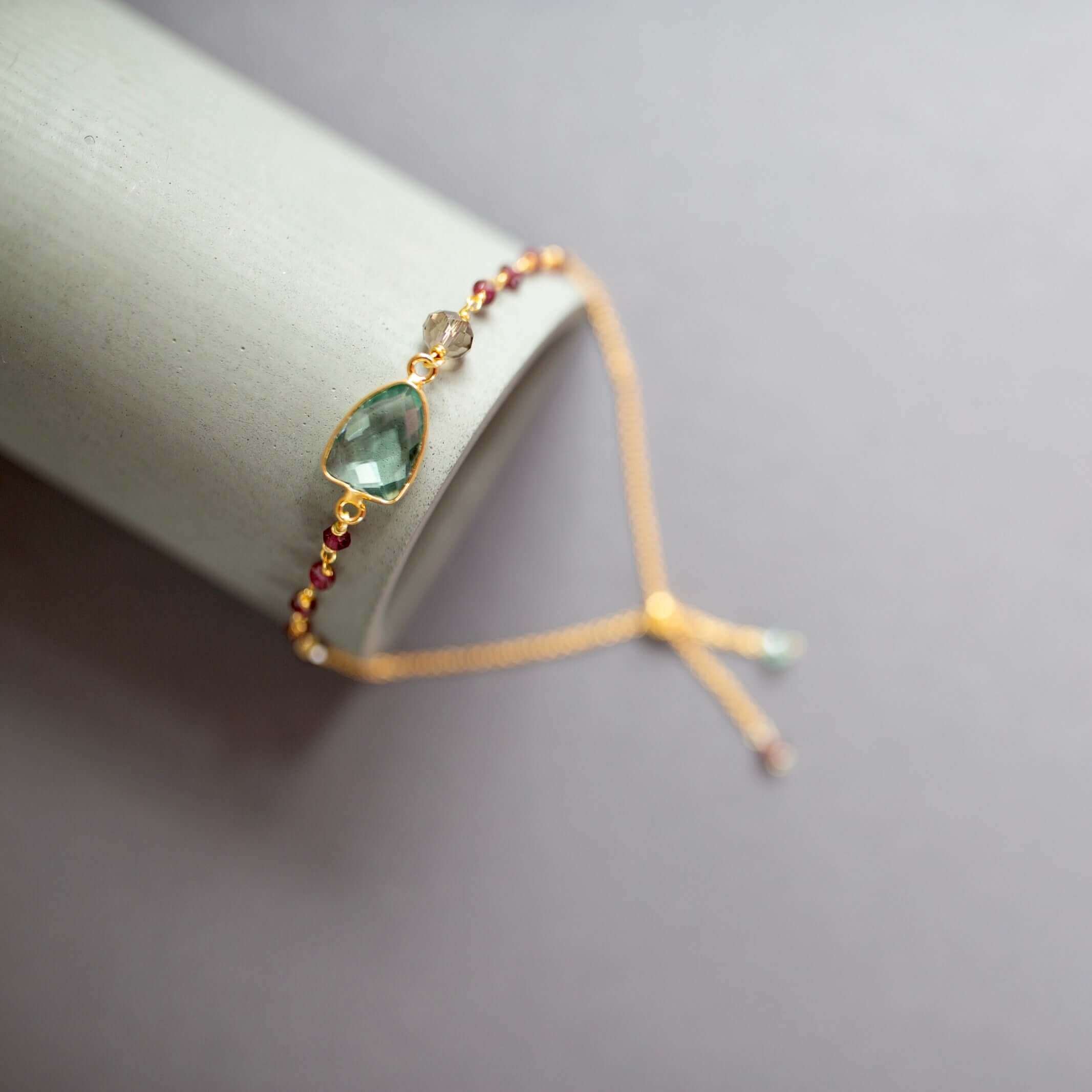 London Blue Quartz Silver Isla Bracelet